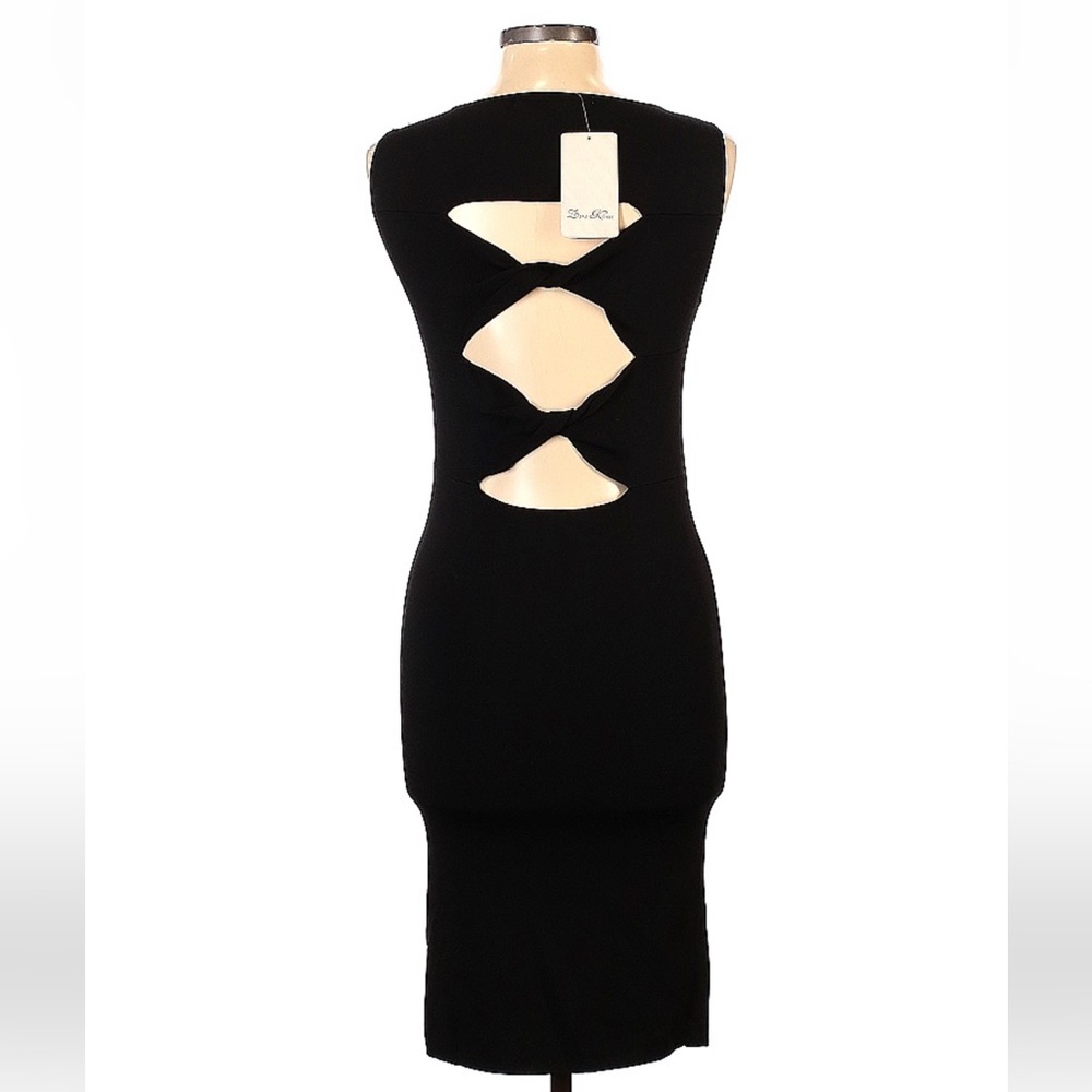 Zara NWT Super Cute Casual Black Dress Size L